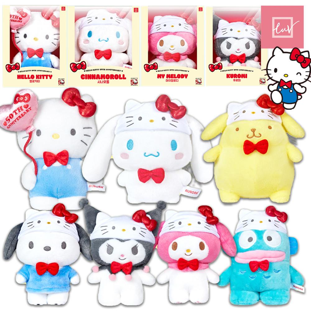 헬로키티 50주년 산리오 인형 시나모롤 마이멜로디 쿠로미 포차코 폼폼푸린 한교동 인형