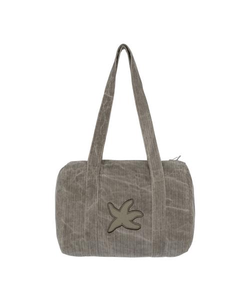 TCM corduroy starfish mini duffle bag (brown)