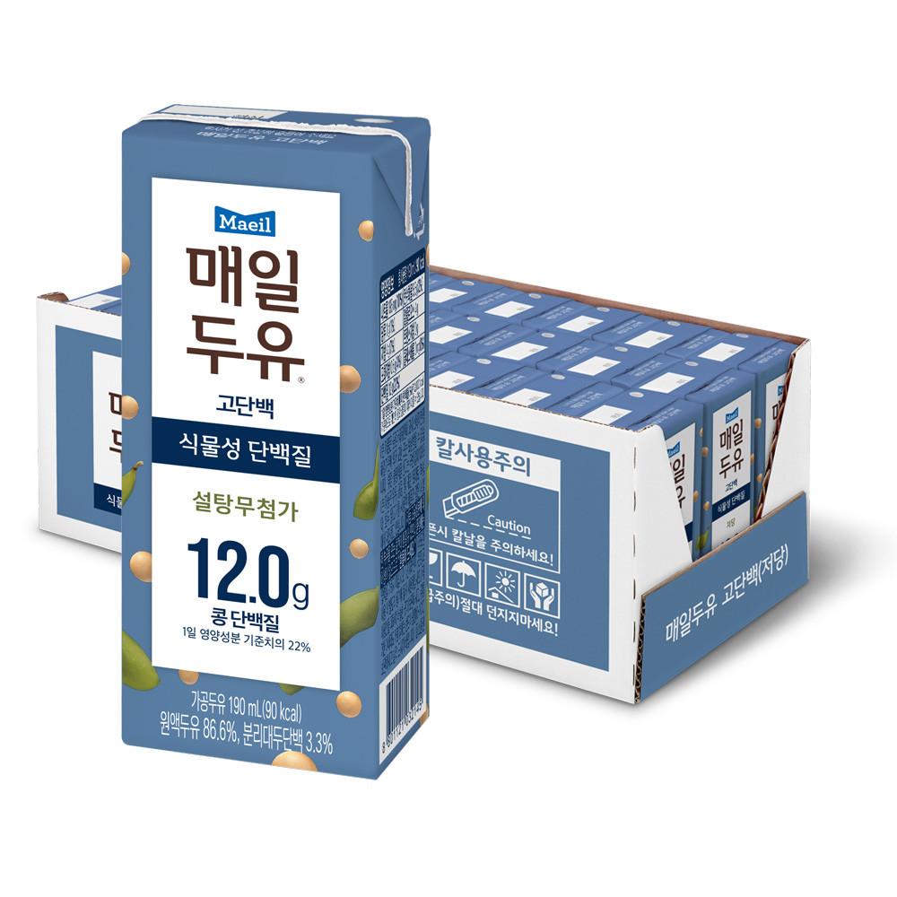 [매일유업] 매일두유 고단백 190ml 24팩