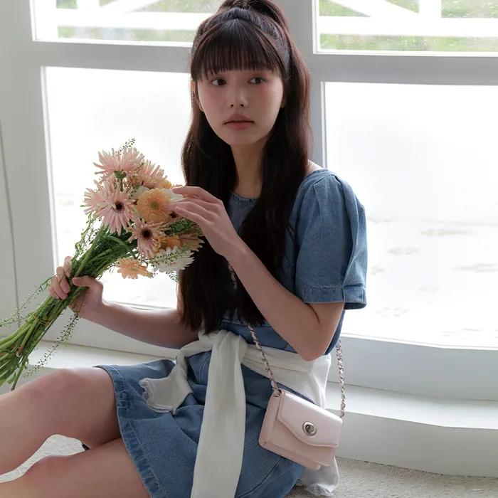 미뇽 마이크로 백 Mignon Micro Bag_Cream Pink