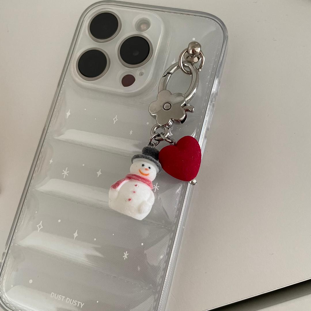 snowman keyring