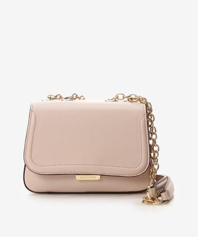 バイカラーチェーンショルダーバッグ