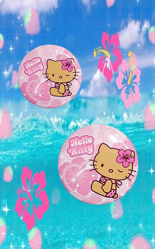 태닝 키티 핀 거울