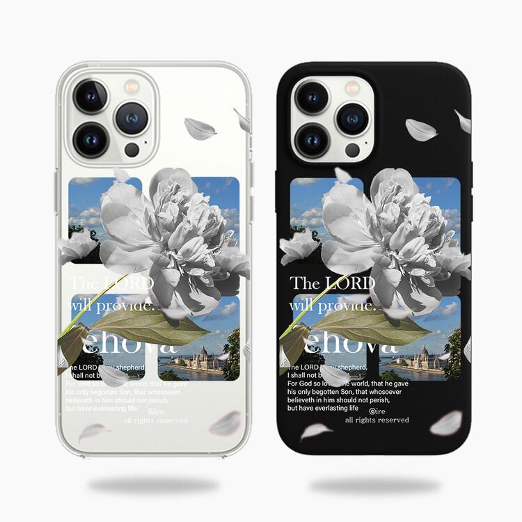 플라워 콜라주 커플 아이폰케이스 13 12 11 8 7 SE2 갤럭시노트20 갤럭시S21 폰케이스