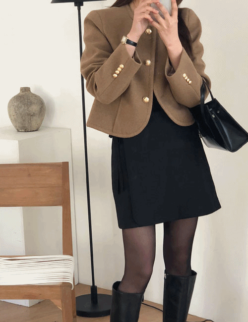 제이탐탐 마리 트위드자켓