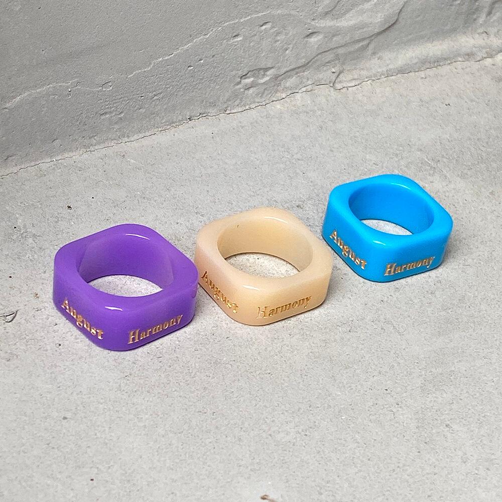 AH square ring (3color)