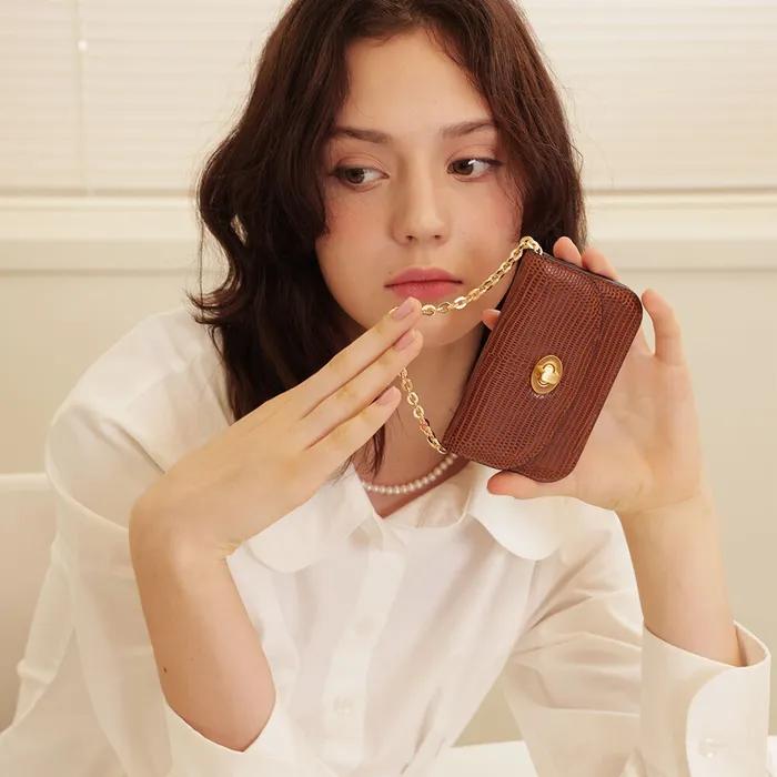[비키 월렛백_리자드]Vicky Wallet Bag_Lizard