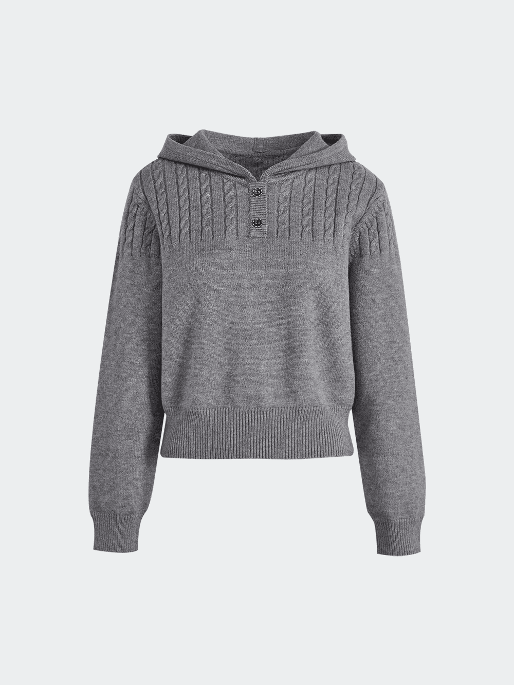 후드 탑 & 스커트 세트