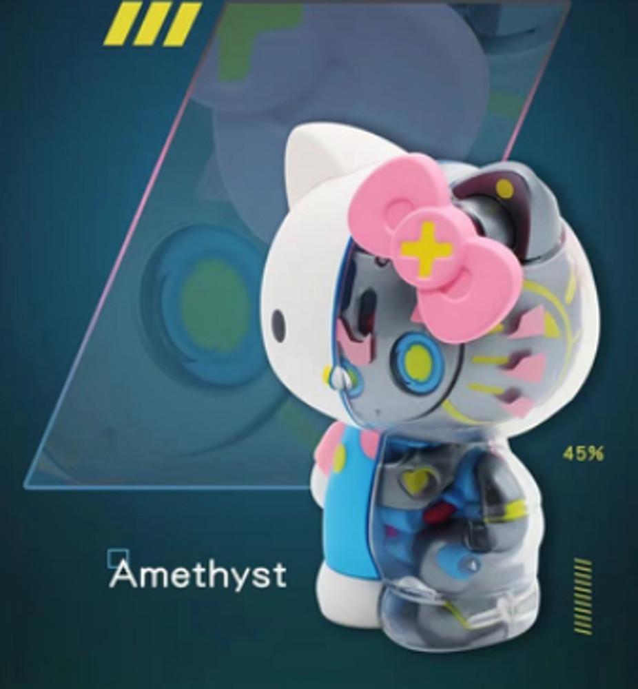 메카 헬로키티 Amethyst LAMTOYS 피규어 8cm