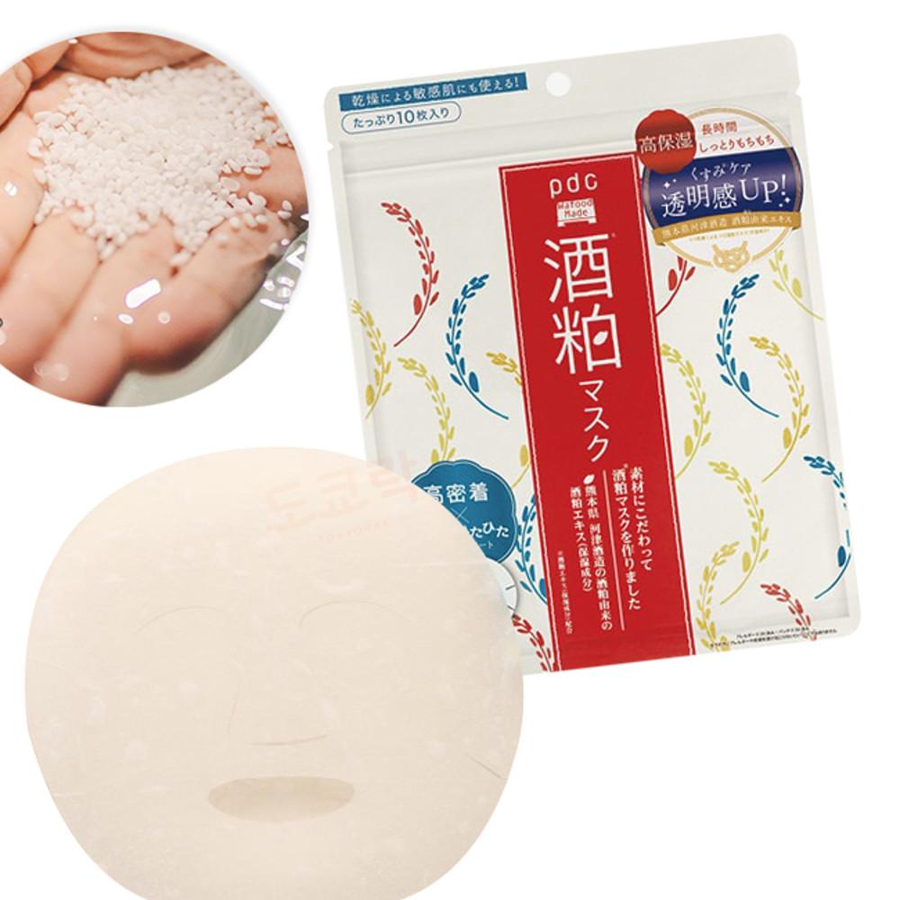 pdc 와푸드메이드 사케카스팩 술지게미팩 마스크팩 10매입