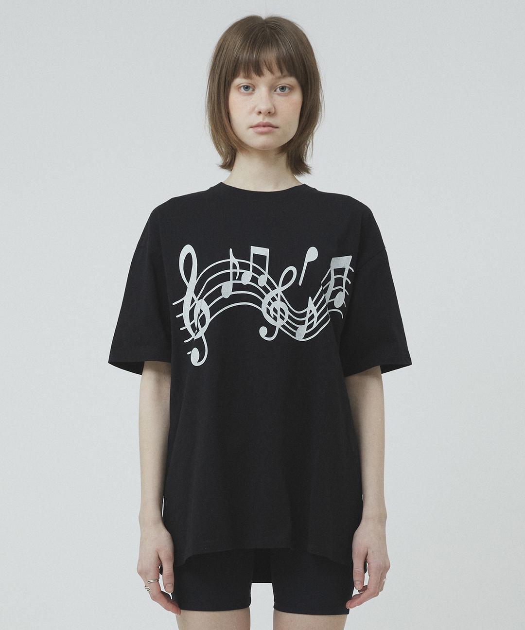 MUSIC TEE [BLACK]
