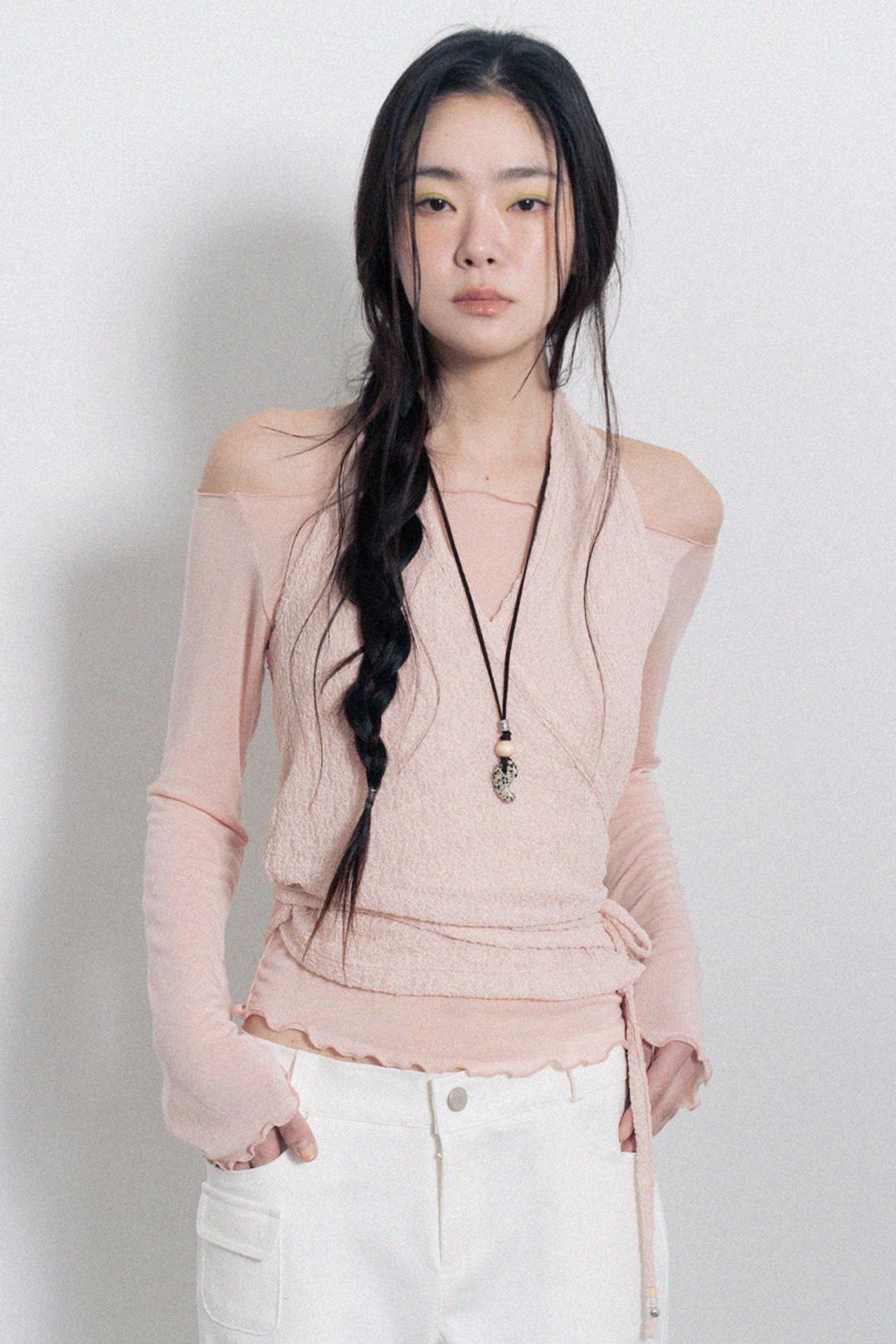 Lily Halterneck off Set - Pink