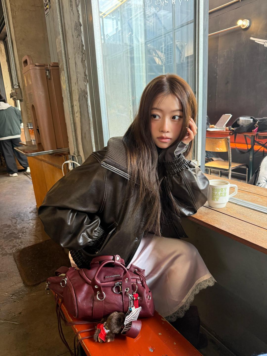 Gig 3-way Bag (leather)(burgundy)