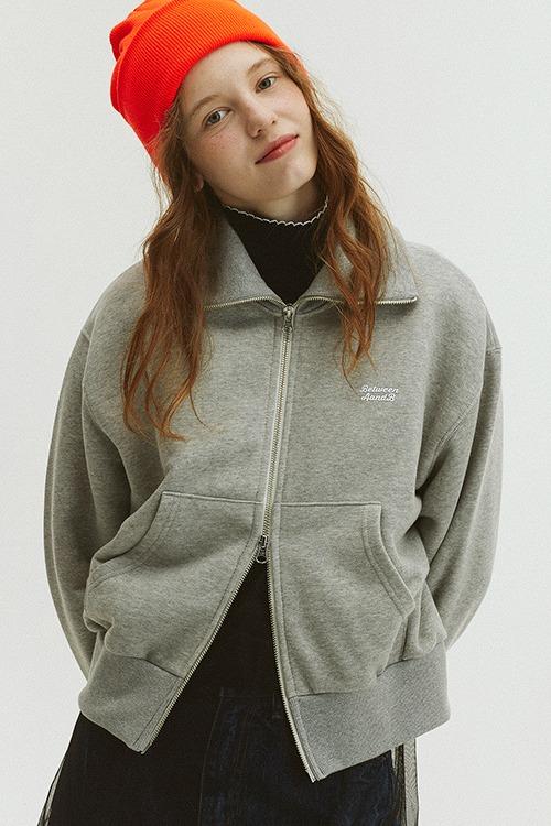 투웨이 세일러 집업 [멜란지 그레이]