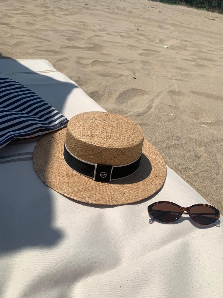 언더슨파나마햇재진행 상자포장 (당일발송) 로고모자 여름 여성 밀짚모자