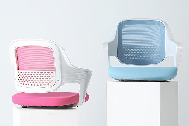 국내생산 나로 자세교정 등받이 좌식의자 2type 4colors