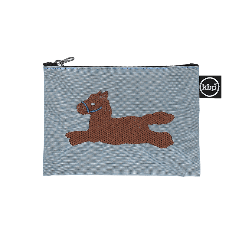 Happy Pony Embroidery Pouch 해피 포니 자수 파우치