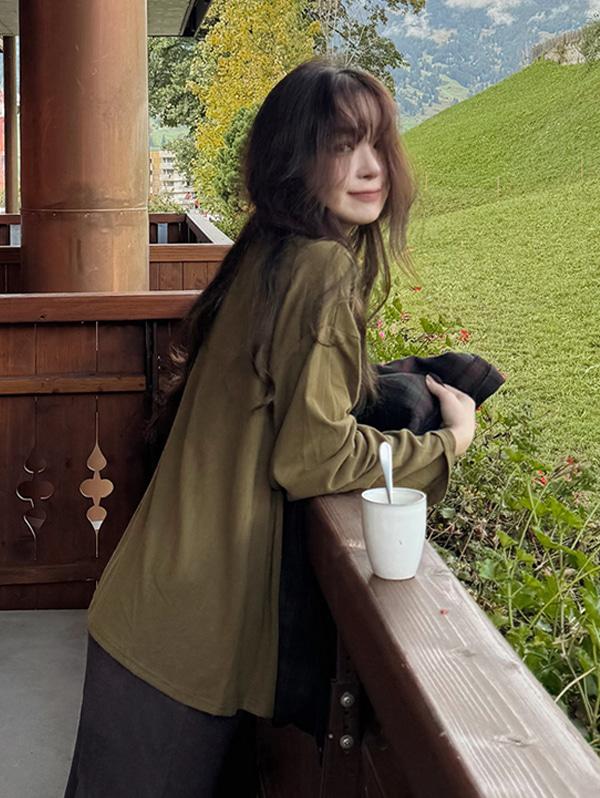 슬로우앤드 [무료배송/오늘드림🚚] only. 밸런스 소프트웜 피치기모 티셔츠 (롤업!) - 8 color