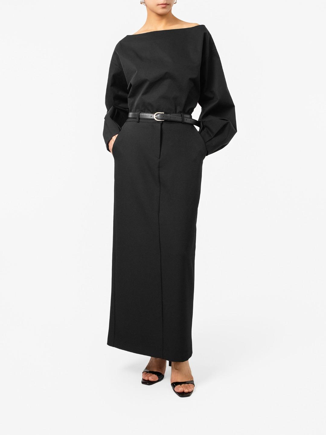 시크 밴딩 스커트