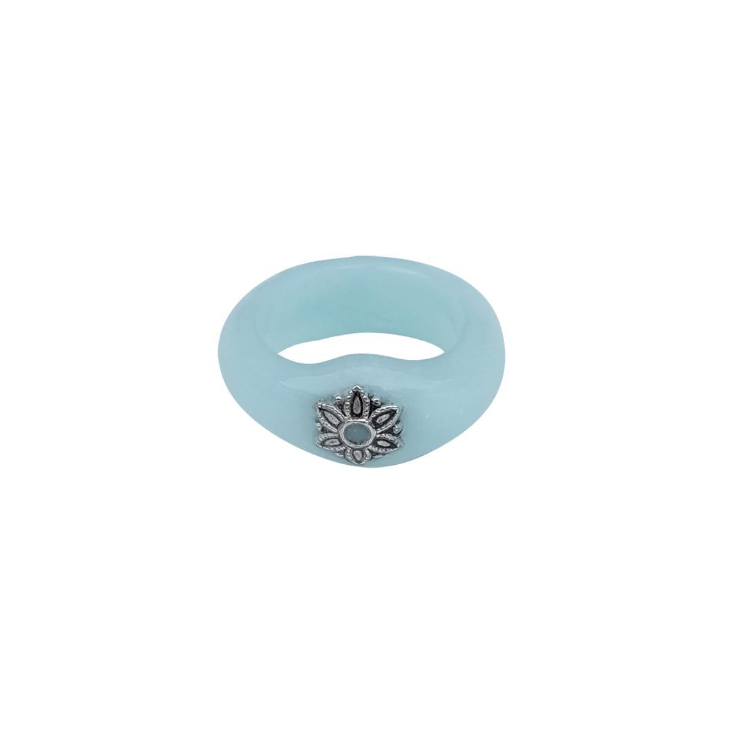 watercolor bud ring