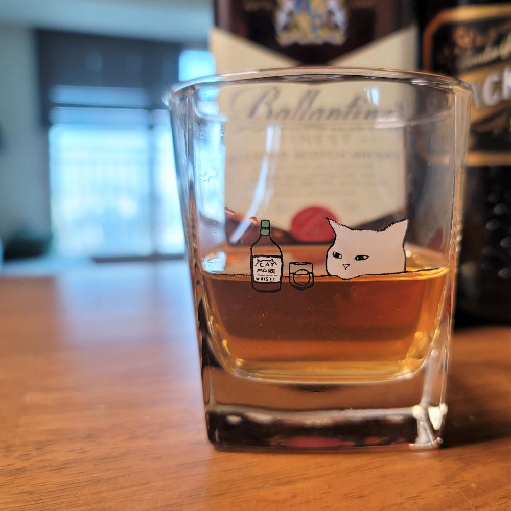 [별냥이제작소] 고양이 위스키잔 - on the rocks please