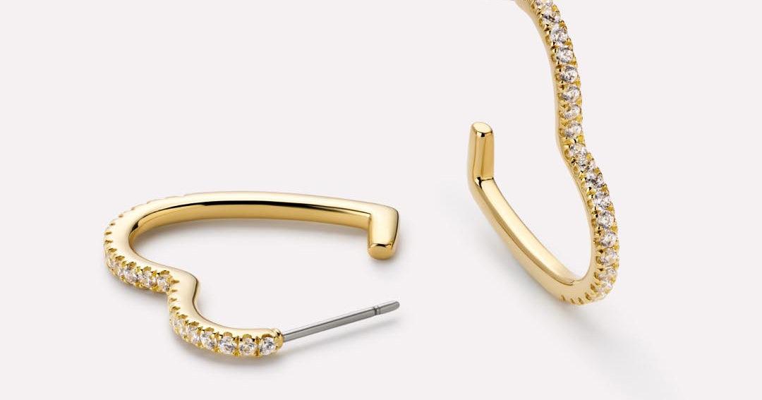 Heart Earrings - Jane Heart Earrings