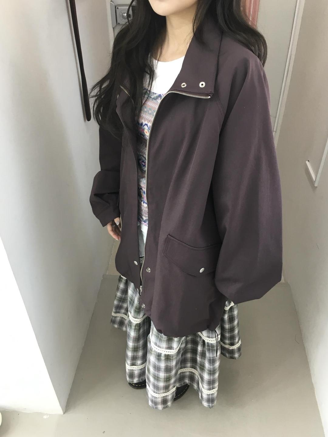 소브 (2 color) 솔트 오버핏 루즈 야상점퍼