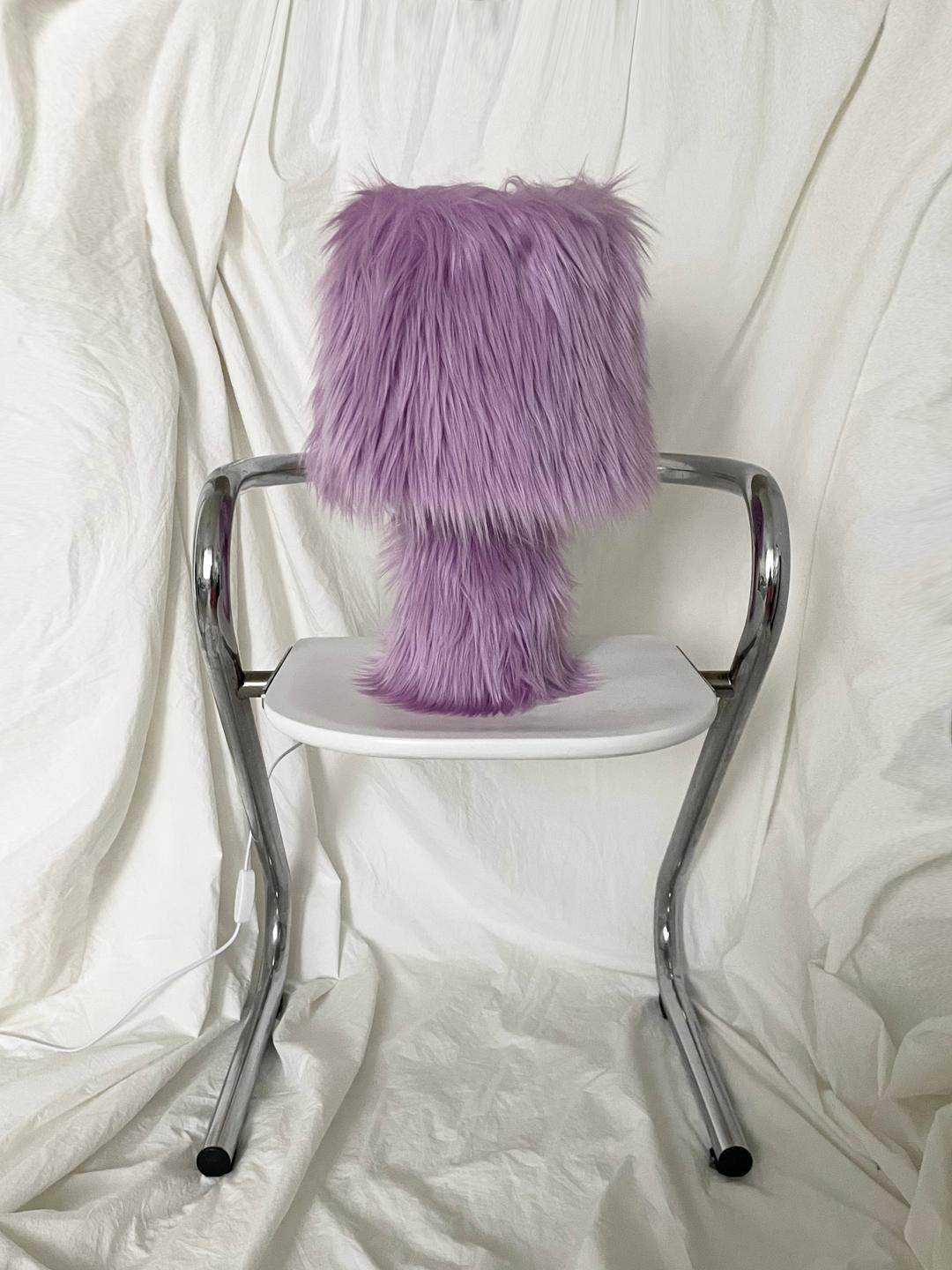 furry lamp_purple