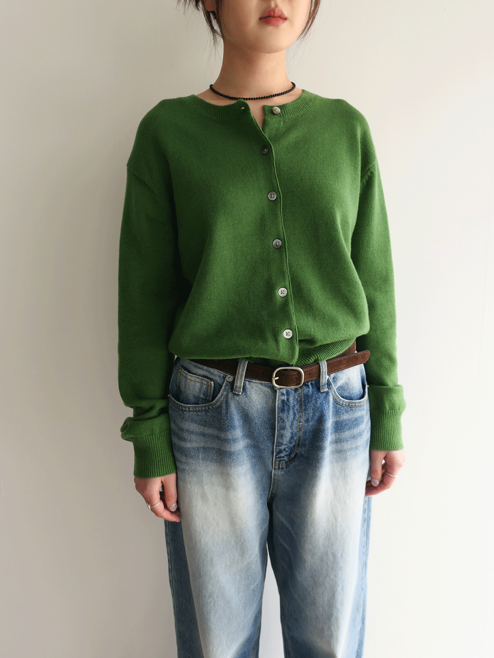 스프링 라운드 니트 가디건 (4c)
