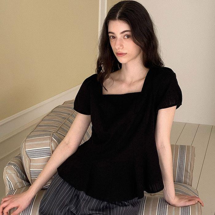 Una Blouse / Black