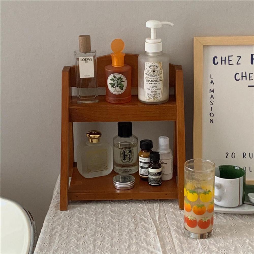 루스빈 빈티지 2단 로션 항수 소품 선반 수납장