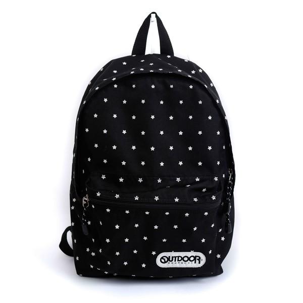 [OUTDOOR PRODUCTS] 블랙컬러 스타 패턴 데이팩