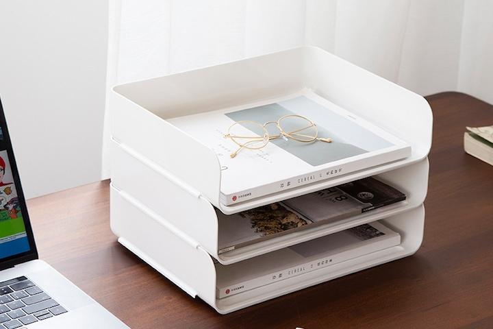 서류 정리함 파일 보관함 정리 트레이 거치대 받침대 파일함 선반