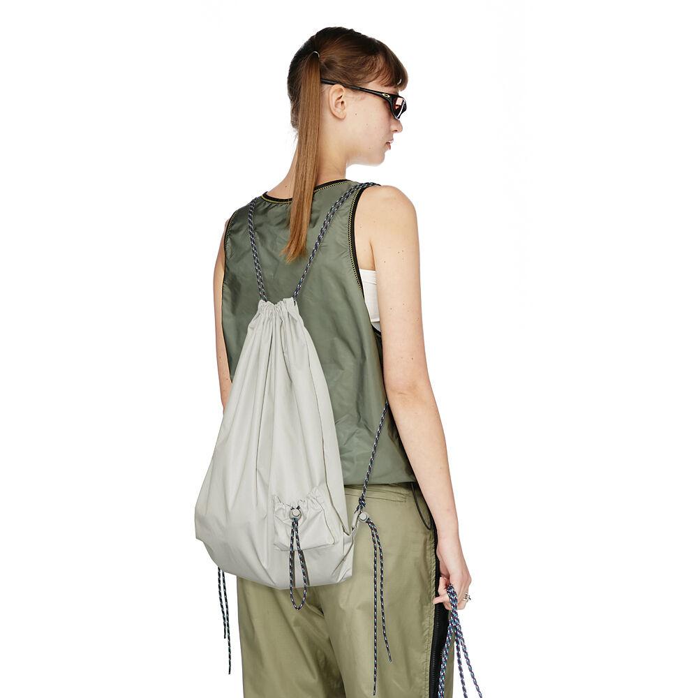DRAWSTRING GYM SACK [GRAY]