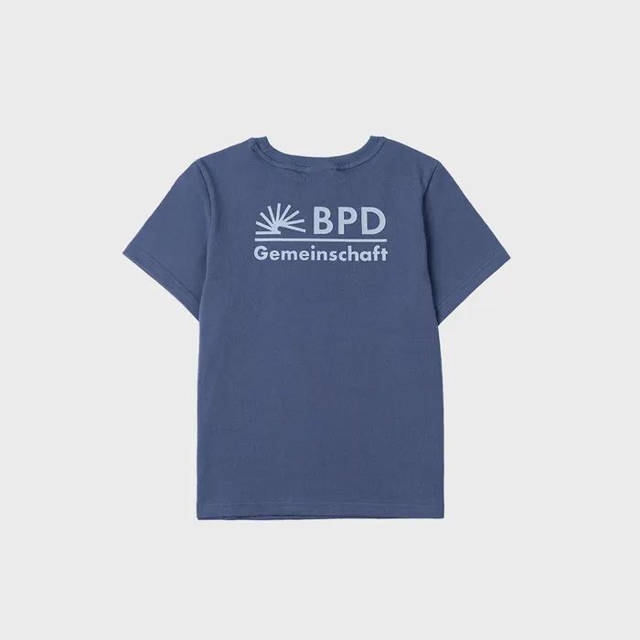 (W) 001 GEMEINSCHAFT TEE (SLATE BLUE)