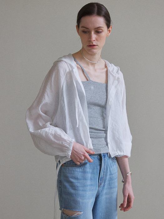 RENTO HOOD BLOUSE (IVORY)