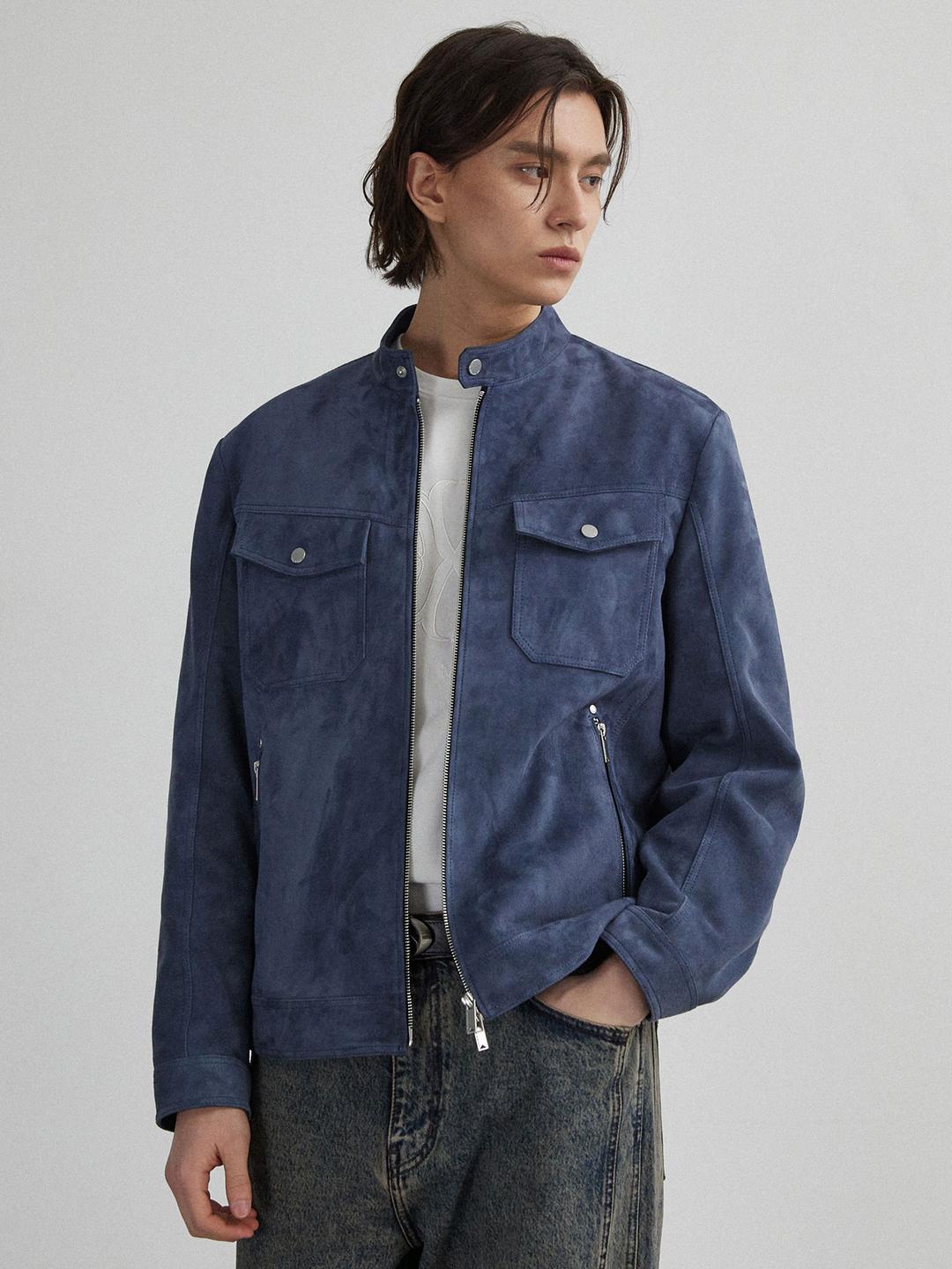 SUEDE BIKER JACKET