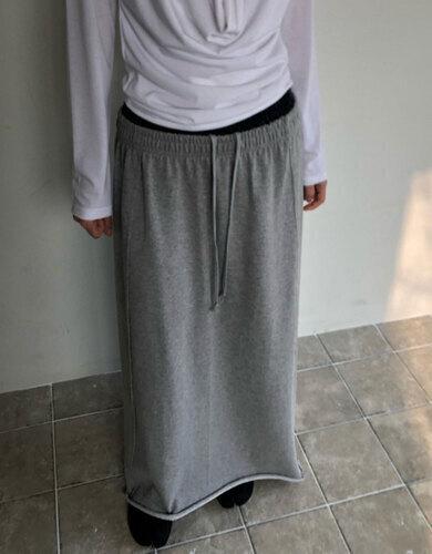 바나나 (그레이당일) 새깅 스커트