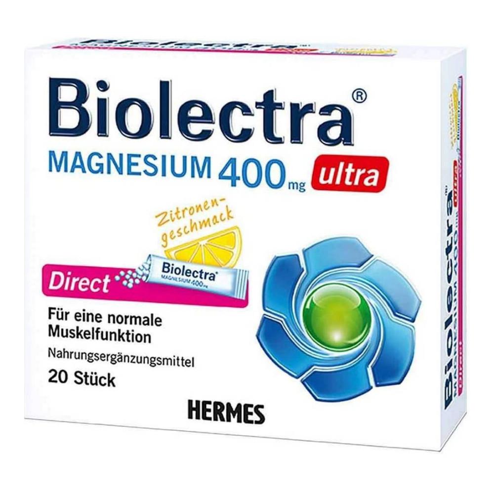 바이오렉트라 마그네슘 울트라 다이렉트 400mg 레몬 20정 [원산지:독일]