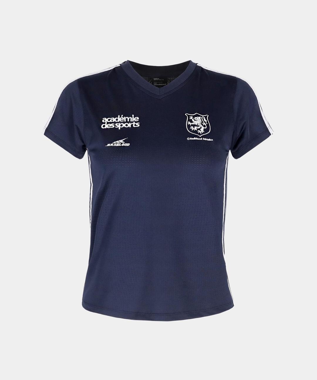 [at-tee23-013] ADS 빈티지 브이넥 숏슬리브 슬림핏 - 네이비