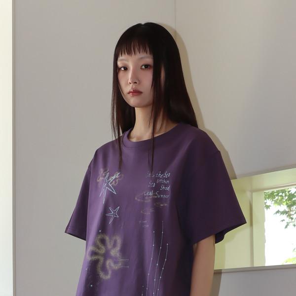 (2차) UNDER THE SEA T-SHIRT (PURPLE)