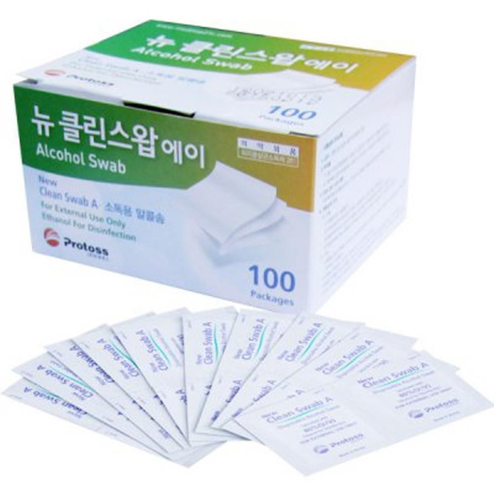 메디탑 일회용 뉴크린 알콜스왑 알콜솜 모음전 500매입 5Box 낱개포장