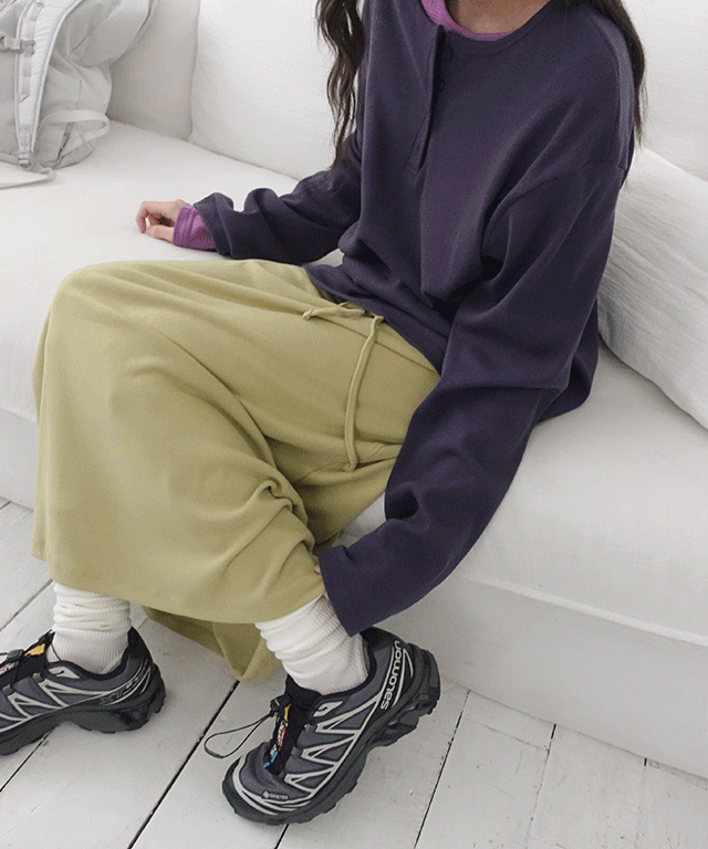 데일리쥬 [무료배송] 치폴로 베이직 코튼 롱 스커트