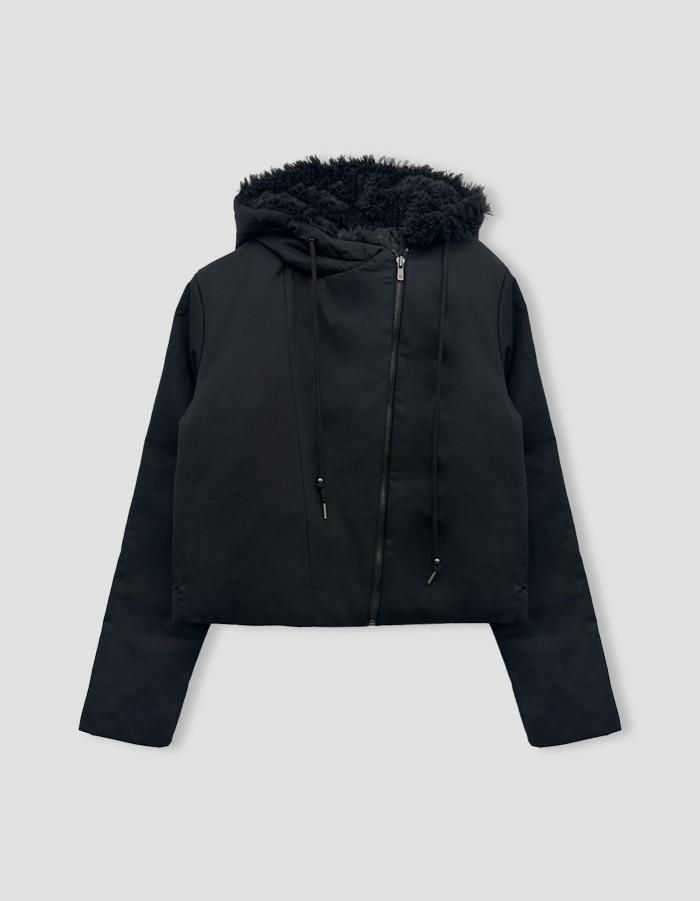 언발 집업 후드 자켓