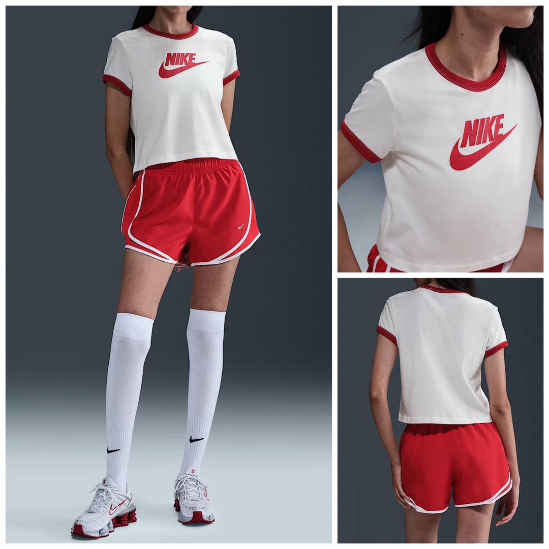 나이키 반팔 링거 스포츠웨어 티셔츠 Sail Gym Red IF4072-133