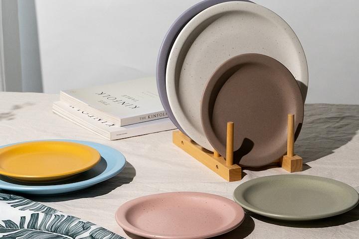 Mano 빈티지 점박이 디저트접시 23cm