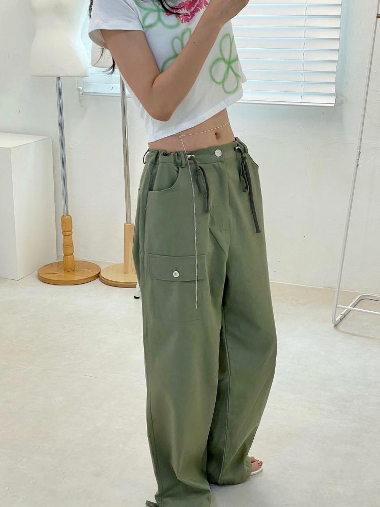 [COTT] 스트링 카고바지 (3color)