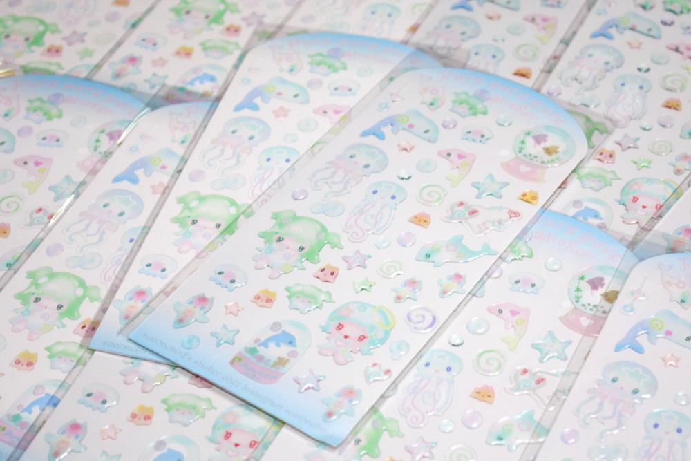 [ Sunonebird ] pure pure pure sticker 2종