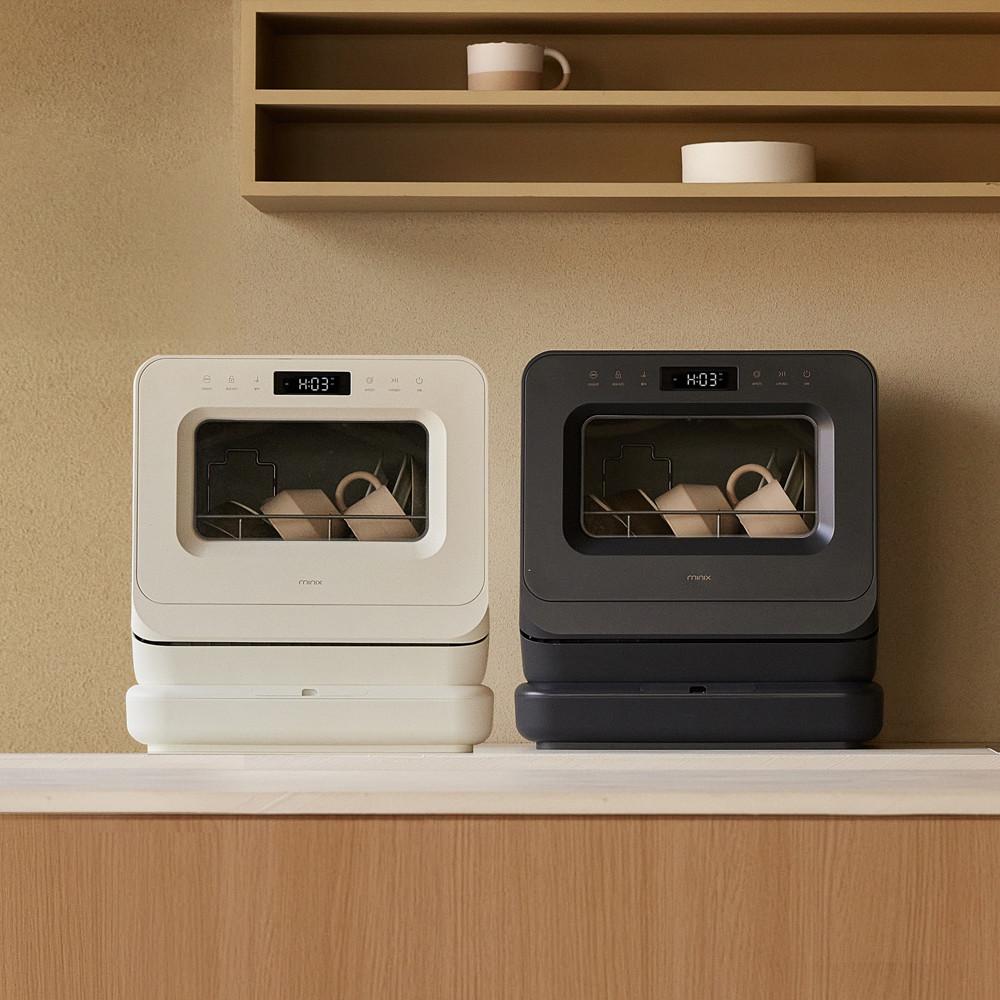 [미닉스] 무설치 식기세척기 소형 미니 무타공 식세기 카운터탑