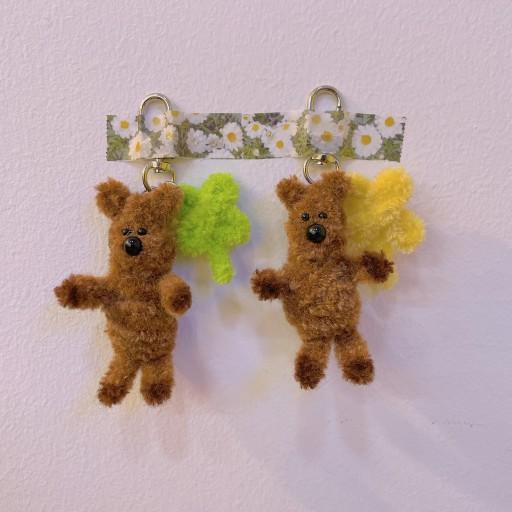 해피쿠카 키링🍀🦫💗